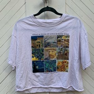 Vintage Cropped Graphic Tee